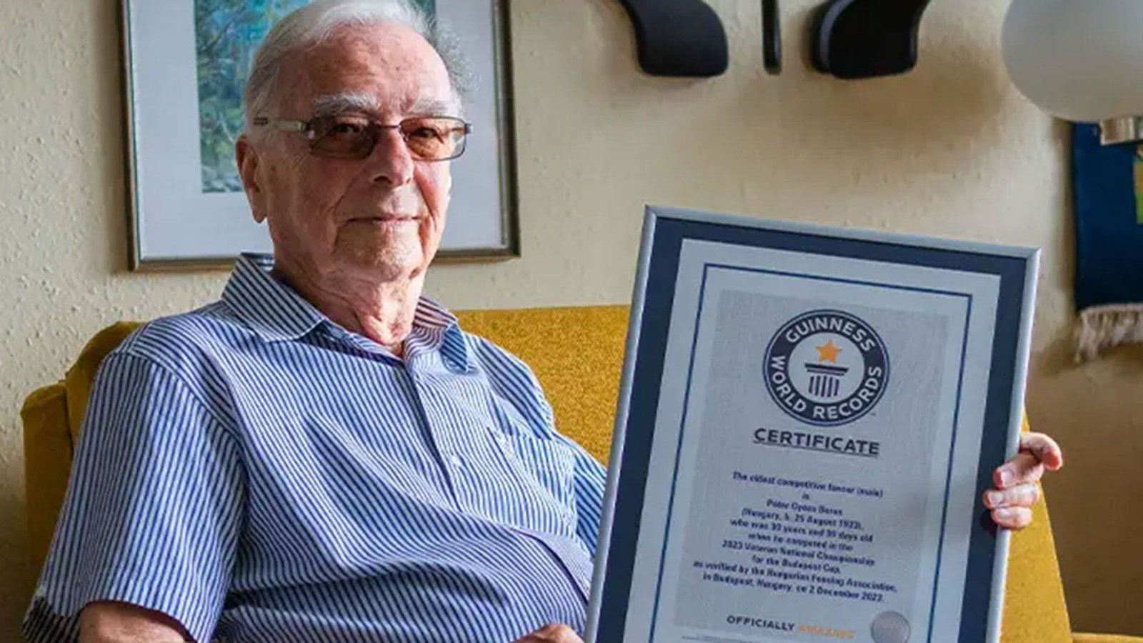 Péter Boros (HUN): El esgrimista más viejo del mundo